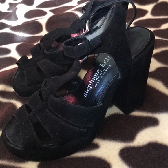 Stephane Kelian Shoes - Stephane Kelian suede chunky heel sandals Stephane Kelian Shoes - Stephane Kelian suede chunky heel sandals
